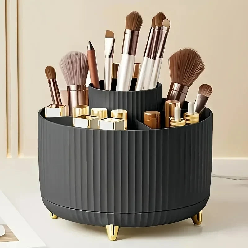 GlowVault™ Rotating Vanity Organizer
